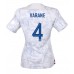 Frankrike Raphael Varane #4 Borta matchtröja Dam VM 2022 Kortärmad Billigt